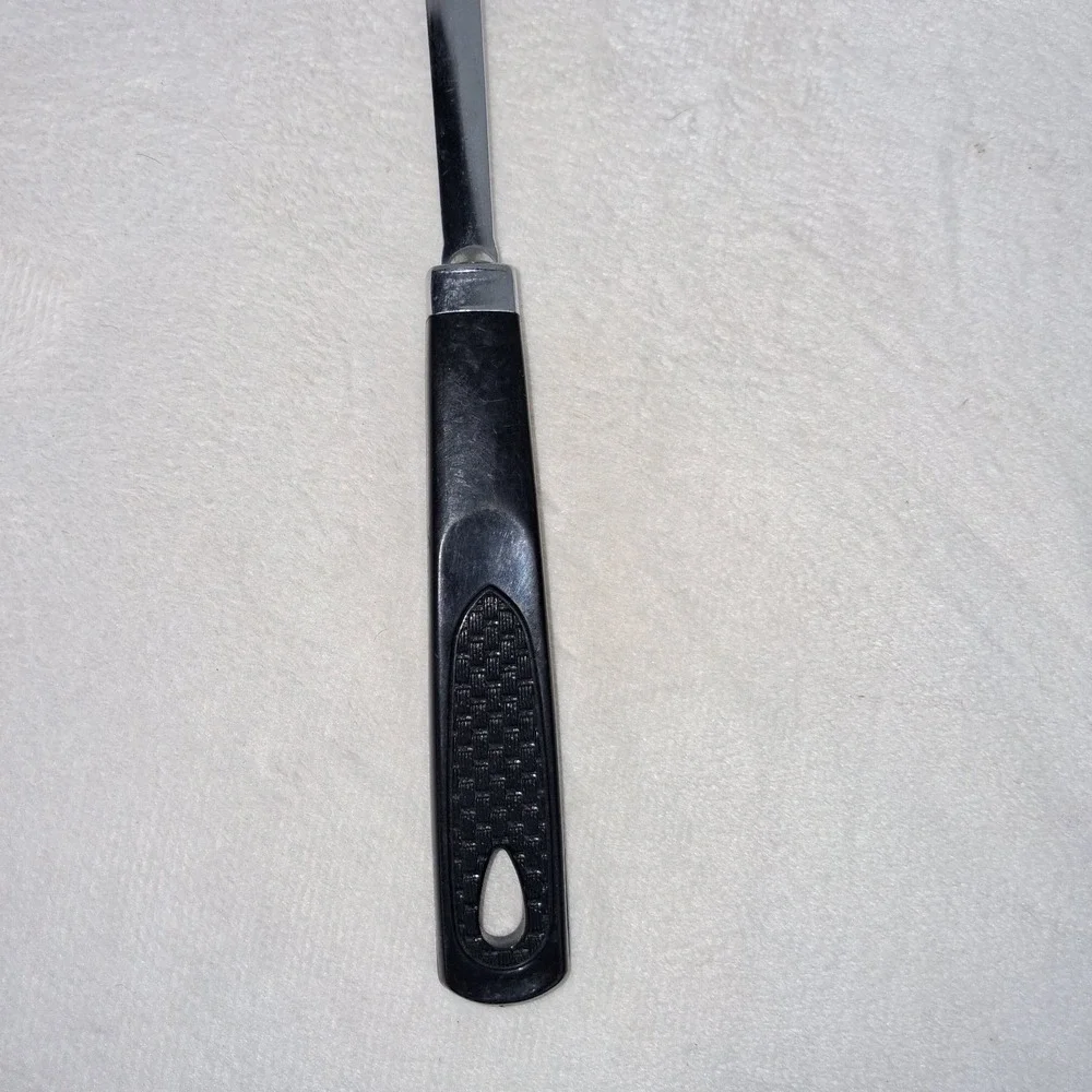 Vintage ECKO Meat Fork Made In USA Black Handle‎ Retro Kitchen Cooking Tool